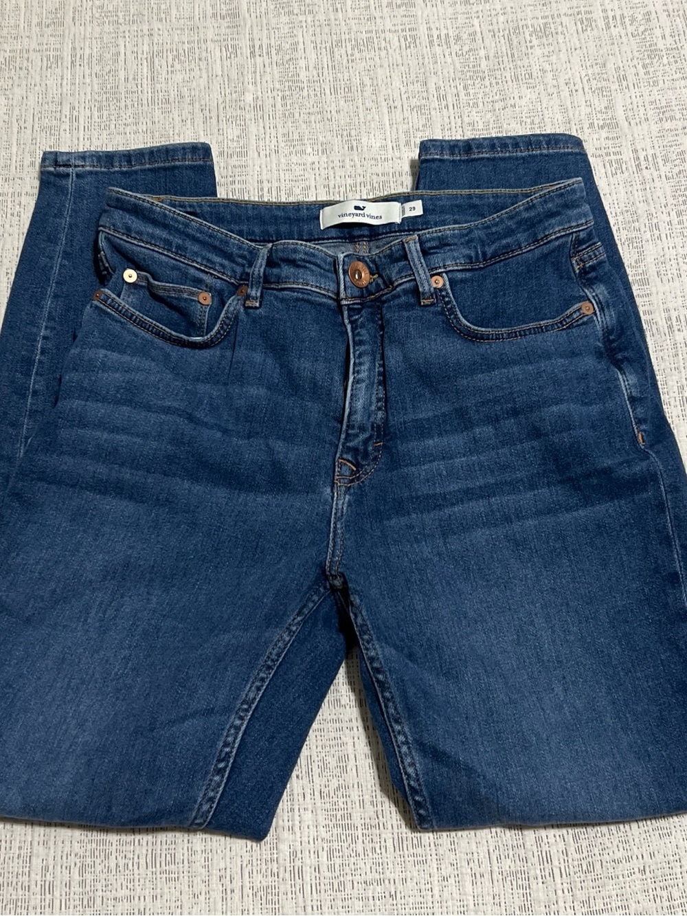 Vineyard Vines Dark Wash Skinny Jeans Women’s Size 29 / 8 Stretch Denim